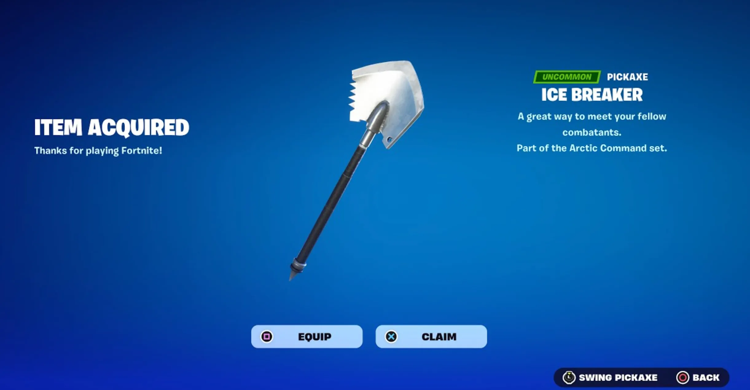 Ice Breaker fortnite